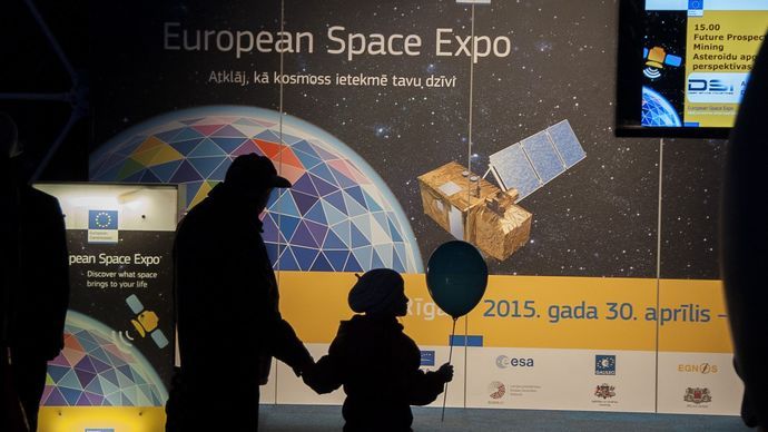 European Space Expo kupols Esplanādē